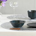 【SALE】【取り寄せ商品】和 WA-ware 3.8花型丼 藍潤(うるみ)【日本製】 08200238【レストラン 和食 食器 シリーズ】