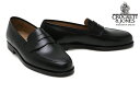 クロケット&ジョーンズ Crockett&Jones メンズ ドレスシューズ 8363 bk ボストン ローファー ブラック BOSTON 314 レザーソール