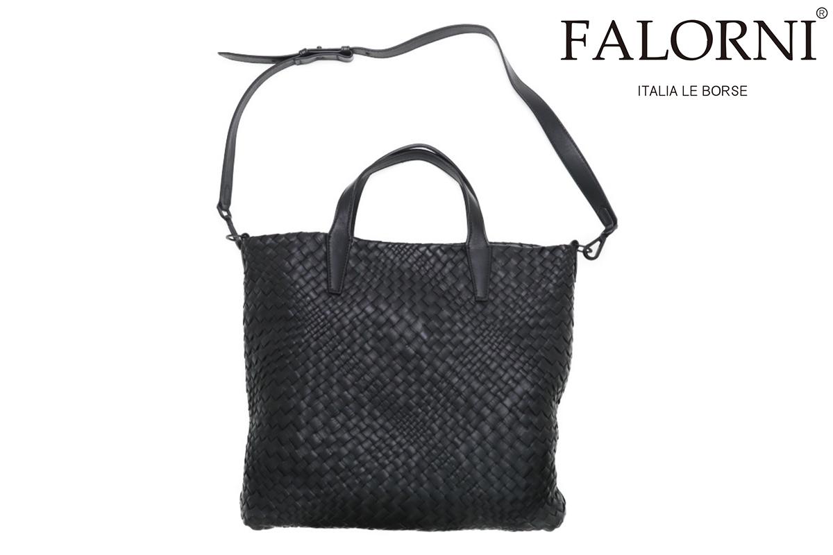 ファロルニ 【15日限定！エントリー＋RカードでPt20倍】ファロルニ / FALORNI バッグ f21falbk ショルダーバッグ ブラック イタリア製