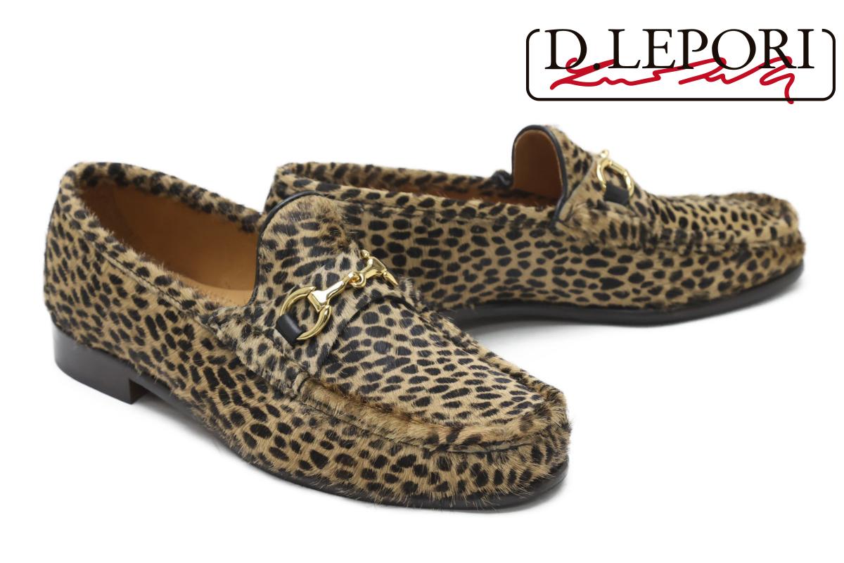 ローファーメンズ ビットローファー チーター カジュアルシューズ ダニエルレポリ イタリア製 ハラコ 革靴 本革 カジュアルシューズ D.Lepori 92indhcht
