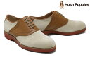 【10日限定！エントリー＋RカードでPt20倍】ハッシュパピー / Hush Puppies メンズ カジュアルシューズ m-184ttau 内羽根サドルシューズ トープ 国産(日本製) 雨天