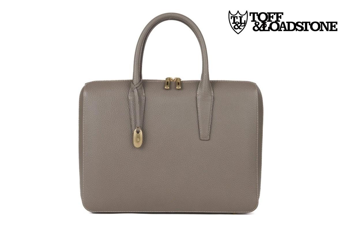 【20日限定！エントリー＋RカードでPt4倍】 トフ＆ロードストーン バッグ スリム ブリーフ グレージュ ..