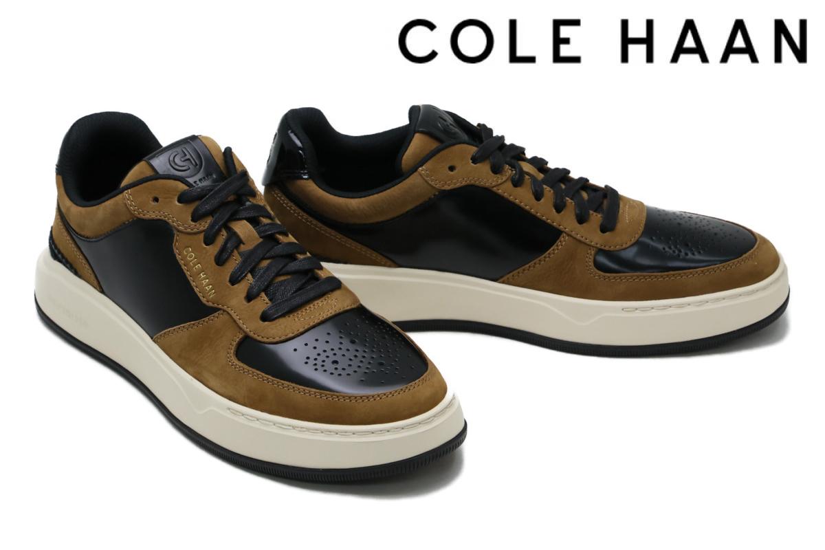 コールハーン メンズ スニーカー グランドプロ クロスオーバー スニーカー ブラックゴールド COLE HAAN c37399i