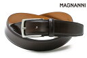 【平日10時までのご注文で即日出荷!】 マグナーニ MAGNANNI ベルト レザーベルト ブラウン ビジネス 本革 父の日 プレゼント ギフト mgmb250...