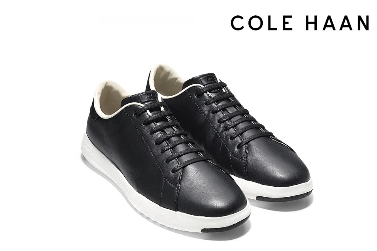 コールハーン メンズ スニーカー グランドプロ テニス スニーカー ブラック COLE HAAN c22583