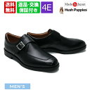 ハッシュパピー メンズ カジュアルシューズ モンクストラップ ブラック Hush Puppies m-0249natbk