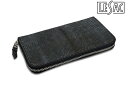 【20日限定!エントリー+RカードでPt15倍】 レザック 長財布 リザード チャコール 国産(日本製) LE'SAC 8212