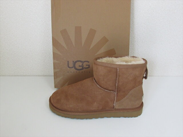 UGG australia アグ オーストラリア　シープスキン ブーツ クラシック ミニ サイズUS5 (22cm) チェストナット【新品】UGG australia Classic Mini /Chestnut