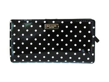 【スペシャル】 kate spade ケイトスペード 財布 ステーシー カムデン アベニュー ブラック/ドット【新品】kate spade Stacy (WLRU2038) Camden Avenue black/cemn