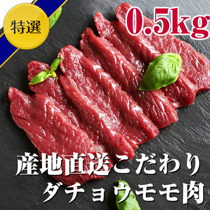 （小分けパックで500g前後分届く！）産地直送こだわりダチョウ モモ肉　500g 駝鳥 / ダチョウ / 肉 /ダチョウ肉 / 駝鳥肉 / 珍肉 / モモ / フィレ / ステーキ / ソーセージ / バーベキュー/ イベント / アウトドア/ キャンプ / パーティ