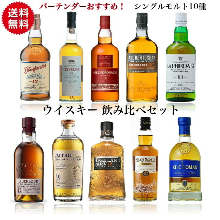 ABERLOUR 厳選 ウイスキー 飲み比べセット 各100ml ウィスキー セット グレンファークラス 12年 ハイランドパーク グレンドロナック オーヘン