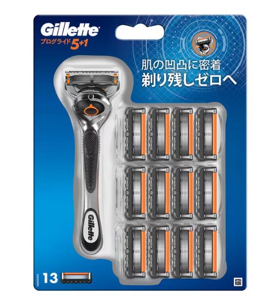 コストコ ジレット プログライド 5＋1 替刃 マニュアル 本体 替刃 13個 ジレット 替刃 5枚刃 カミソリ ジレット gillette 替刃 プログライド マニュアル パワー t字カミソリ マニュアルタイプ 替え刃 ひげ剃り 髭剃り ひげそり ホルダー ジレット