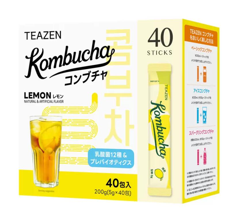 【選べるバリエーション】TEAZEN コンブチャ レモン味