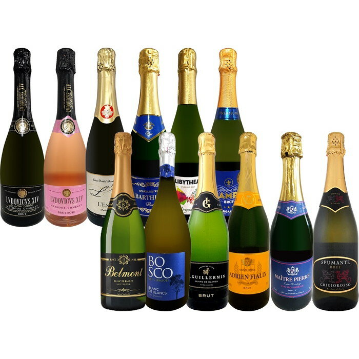 厳選！辛口スパークリング12本セット