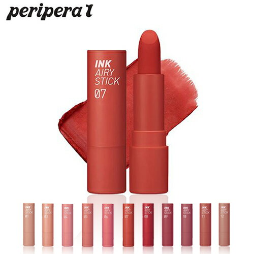 PERIPERA Ink Airy STICK ペリペラ インクエアリースティック リップ ルーズ 韓国コスメ ティント 口紅 リップスティック 化粧 メイクアップ リップカラー ふんわり唇 落ちにくいリップ コーラル アイドルメイク ハリウッド唇