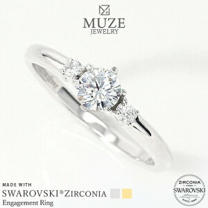 MUZE JEWELRY  SWAROVSKI ľ4.3mm0.3ct ץʻž夲 ᥤ ץʻž夲 K18ɻž夲 󥲡  ե ץݡ ץ饤 ǰ made in japan  ̾ roryxtyle