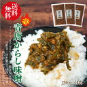 【送料無料】青唐からし味噌 250g×3袋セット【ごはんのおとも】【ポスト投函】お試しセット*