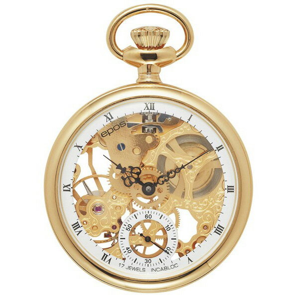 【最大24回払いまで無金利】 EPOS エポス Pocket 手巻き メンズ懐中時計 送料無料 2003GP ラッピング無料