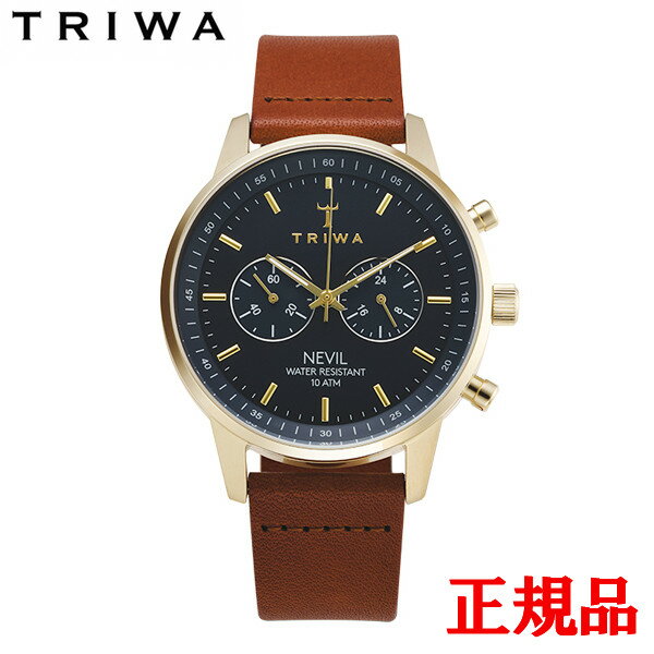 販売終了正規品 23日20時 エントリーでポイント最大39倍 トリワ TRIWA トリワ AQUATIC NEVIL BROWN CLASSIC クォーツ メンズ腕時計 NEST122-CL010217 ラッピング無料 定価税込46 200円