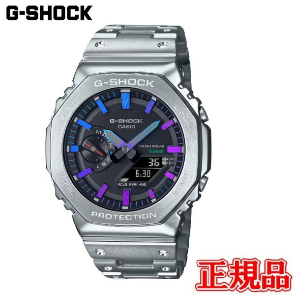 楽天ケルエ【10％クーポン！5月18日0時～21日9:59】国内正規品 CASIO カシオ G-SHOCK FULL METAL 2100シリーズ タフソーラー ソーラー充電システム メンズ腕時計 送料無料 GM-B2100PC-1AJF ラッピング無料