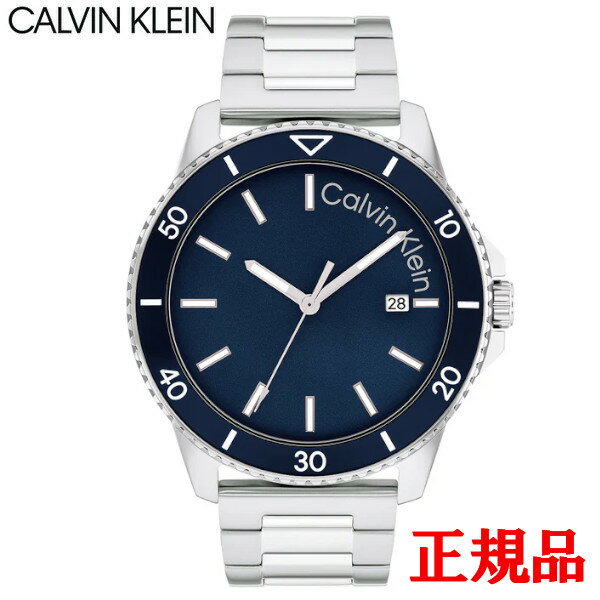 【正規品・在庫処分・40%OFF】Calvin Klein カルバン・クライン アクエアス クォーツ メンズ腕時計 25200385
