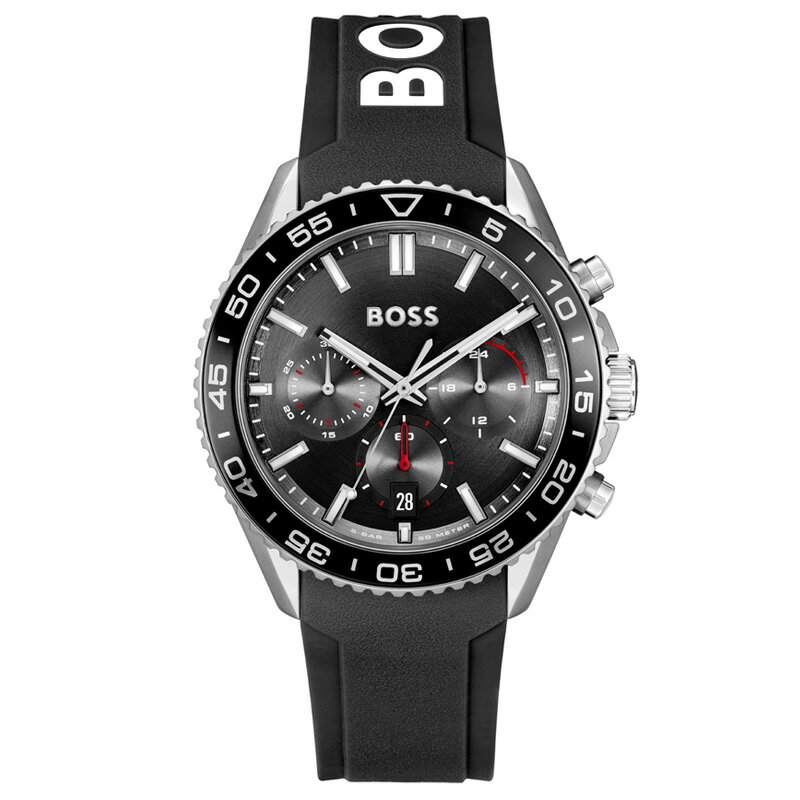 【15％クーポン配布】 【国内正規品】HUGO BOSS ヒューゴボス RUNNER クォーツ クロノグラフ メンズ腕時計 1514141