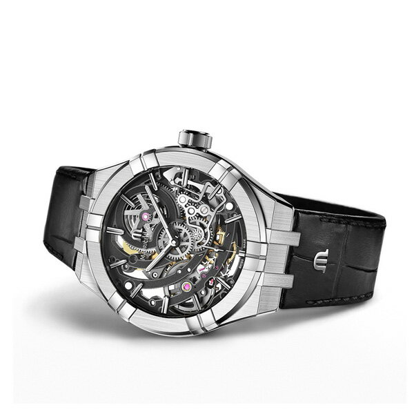 正規品 MAURICE LACROIX モーリスラクロア アイコン オートマチック スケルトン 45mm 自動巻き メンズ腕時計 送料無料 AI6028-SS001-030-1