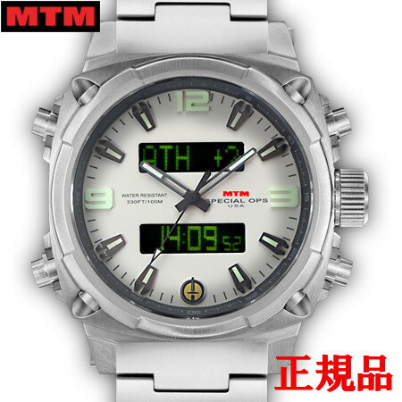 【最大24回払いまで無金利】MTM エムティーエム Air Stryk II Silver - White Lumi メンズ腕時計 クォーツ 送料無料 AS2-TSL-WHLM-MBTI ラッピング無料
