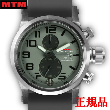 MTM エムティーエム HYPERTEC CHRONO 2A Silver Grey Dial - Grey Rubber II メンズ腕時計 クォーツ 送料無料 HC2-SS4-GREY-GR2S-A ラッピング無料