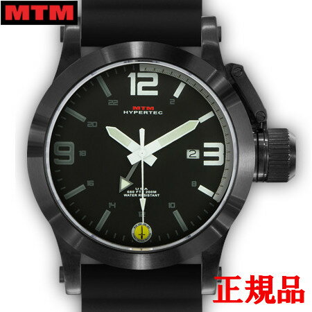 【最大24回払いまで無金利】MTM エムティーエム HYPERTEC 44 BLACK - WHITE DIAL - BLACK RUBBER I メ..