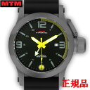 【最大24回払いまで無金利】MTM エムティーエム HYPERTEC 44 GREY - YELLOW DIAL - BLACK RUBBER I メンズ腕時計 クォーツ 送料無料 HYP-SG4-YLLW-BR1S-A ラッピング無料 バレンタイン