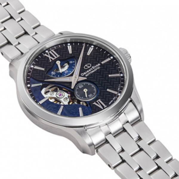 【10%offクーポン配布！11月4日 20:00 〜11月11日1:59】正規品 ORIENT STAR オリエントスター Contemporary collection LAYERED SKELETON 自動巻き 手巻き付 メンズ腕時計 ワーリザーブ 表示機能 送料無料 RK-AV0B03B