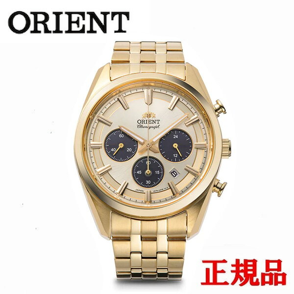 Rakuten - 正規品 Orient オリエント Stretto クロノグラフ ソーラーパワード クオーツ メンズ腕時計 送料無料 RN-TX0301G