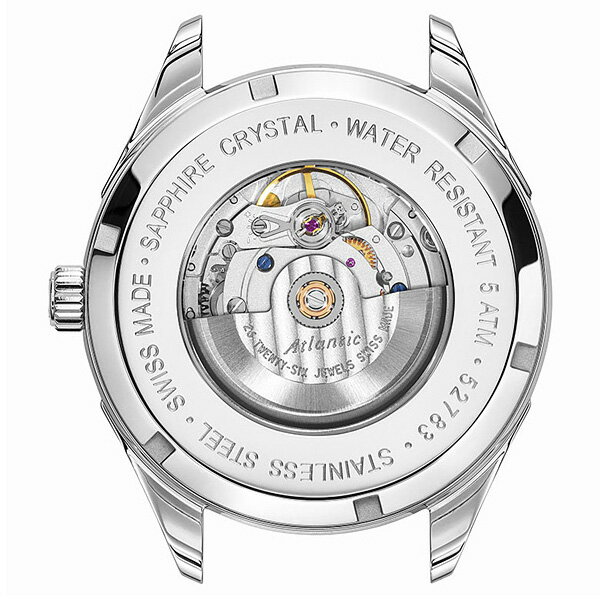 【最大24回払いまで無金利】 Atlantic アトランティック Worldmaster Nightsky Moonphase 自動巻き メンズ腕時計 送料無料 52788.41.91 ラッピング無料