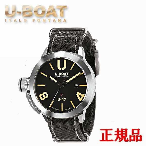 Rakuten - 【5%OFF クーポン！5月1日 00:00 〜5月7日9:59】【最大24回払いまで無金利】 U-BOAT ユーボート CLASSICO U-47 AS1 自動巻き メンズ腕時計 送料無料 8105 ラッピング無料