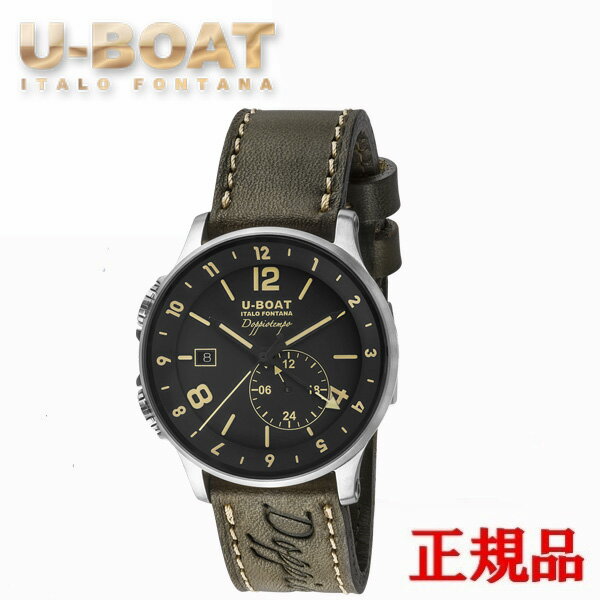 Rakuten - 【最大24回払いまで無金利】 U-BOAT ユーボート DARK MOON 1938 DOPPIOTEMPO 自動巻き メンズ腕時計 送料無料 8400 ラッピング無料