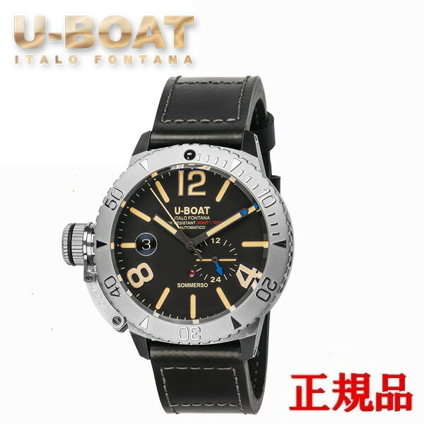 Rakuten - 【最大24回払いまで無金利】 U-BOAT ユーボート CLASSICO SOMMERSO 自動巻き メンズ腕時計 送料無料 9007A ラッピング無料