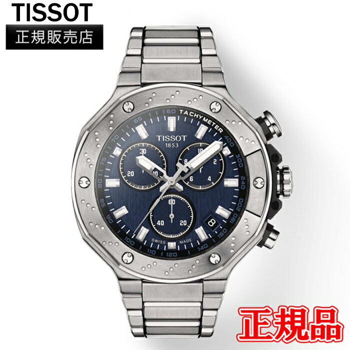 【創業75周年記念カシオ腕時計1本プレゼント】【最大24回払いまで無金利】TISSOT ティソ T-レース クロノグラフ クオーツ メンズ腕時計 送料無料 T141.417.11.041.00