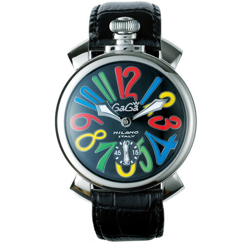 ガガ ミラノ 腕時計（メンズ） 【最大24回払いまで無金利】 【送料無料】 GAGA MILANO ガガミラノ MANUALE 48MM マニュアーレ 48mm ステンレス メンズ腕時計　5010.02S　【新品】 ラッピング無料
