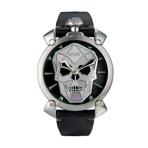 【最大24回払いまで無金利】 【送料無料】500本限定 GAGA MILANO ガガミラノ MANUALE 48MM マニュアーレ 48mm BIONIC SKULL メンズ腕時..