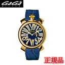 【20 OFF 5倍ポイント】【実物写真あり】【送料無料】GAGA MILANO ガガミラノ SLIM 46MM GOLD PLATED クオーツ 電池式 スモールセコンド 3時位置 ユニセックス 送料無料 5083.ANA.19