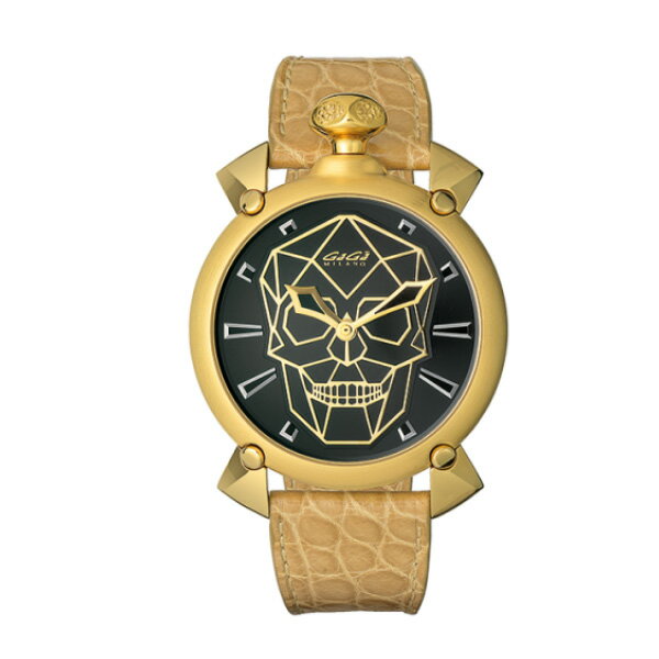 ガガ ミラノ 腕時計（メンズ） 【最大24回払いまで無金利】 国内正規品 GAGA MILANO ガガミラノ BIONIC SKULL AUTOMATIC メンズ腕時計 送料無料 6014.01s ラッピング無料
