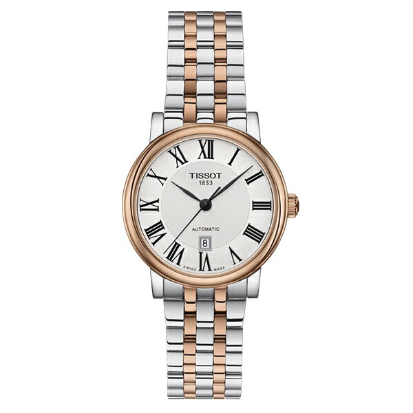 ティソ 【最大24回払いまで無金利】TISSOT ティソ TISSOT CARSON PREMIUM AUTOMATIC LADY レディース腕時計 自動巻き 送料無料 T122.207.22.033.00 ラッピング無料