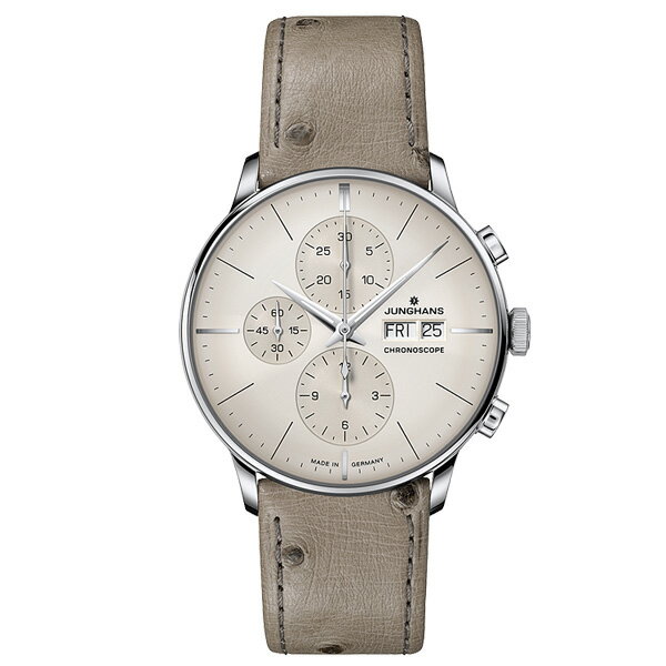【5％OFF クーポン！11月18日 00:00 〜11月21日9:59】JUNGHANS ユンハンス Meister Chronoscope マイスター クロノスコープ メンズ腕時計 クロノグラフ 自動巻 送料無料 27 4223 03