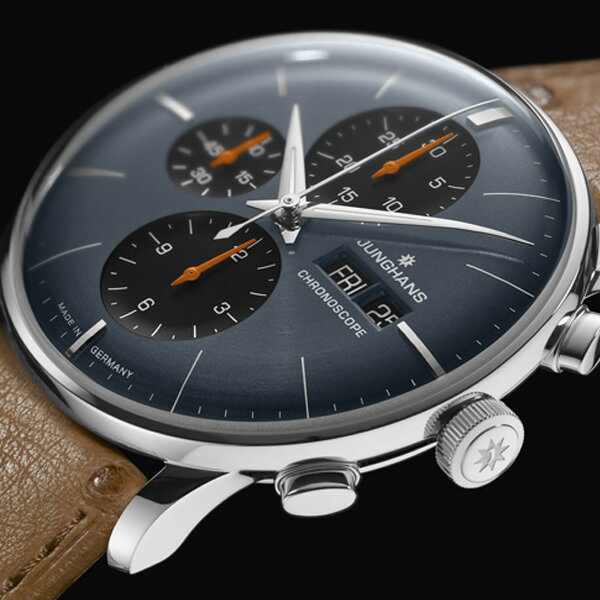 JUNGHANS ユンハンス Meister Chronoscope マイスター クロノスコープ メンズ腕時計 クロノグラフ 自動巻 送料無料 27 4224 03