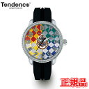 【5%OFF クーポン!9月1日 00:00 〜9月2日9:59】【最大24回払いまで無金利】正規品 TENDENCE テンデンス CRAZY クォーツ・スワロ...