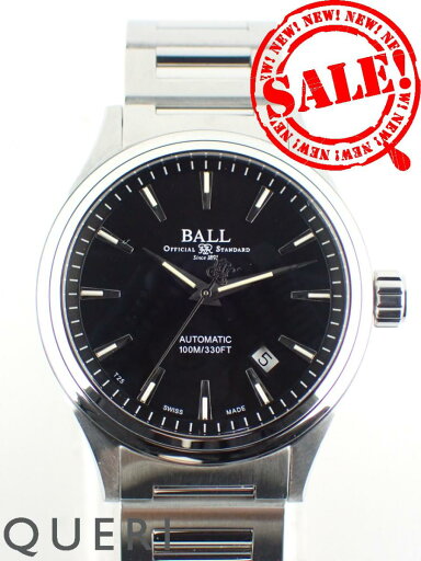 ボールウォッチ ヴィクトリー 40mm ブラック文字盤 メンズ NM2098C-S3J-BK 新品仕上げ済【中古】 ボールウォッチ ヴィクトリー 40mm ブラック文字盤 メンズ NM2098C-S3J-BK 新品仕上げ済【中古】