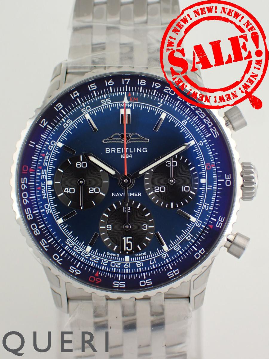 �֥饤�ȥ�� �ʥӥ����ޡ� B01 41mm �֥롼 ��� AB0139241C1A1(AB0139) ����