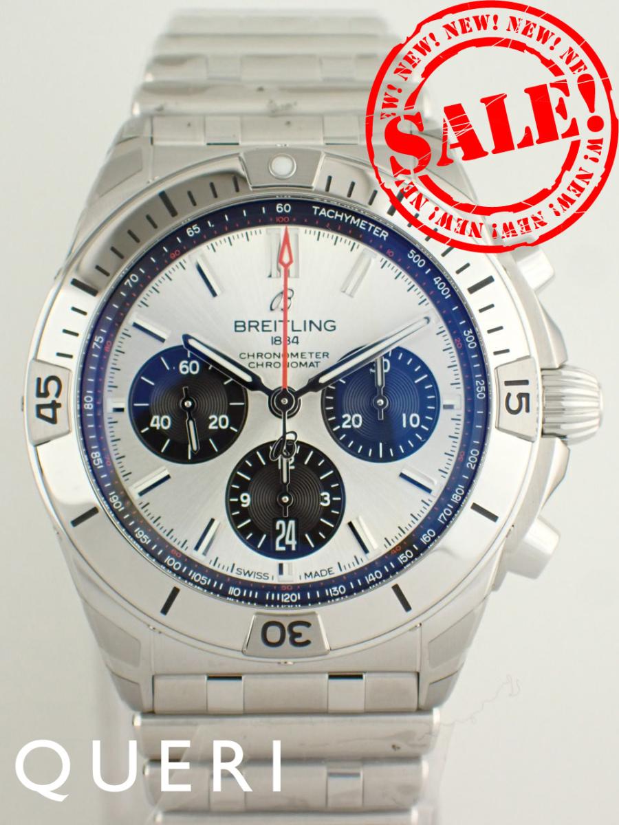 Rakuten - ブライトリング クロノマット B01 クロノグラフ 42mm シルバー メンズ AB0134101G1A1(AB0134) 新品