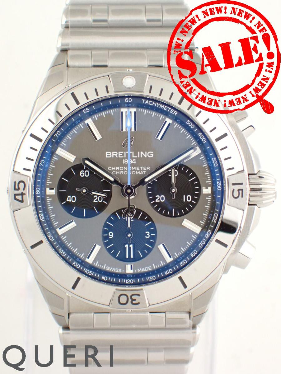 ブライトリング クロノマット B01 42mm チタン グレー EB0134101M1E1(EB0134)新品